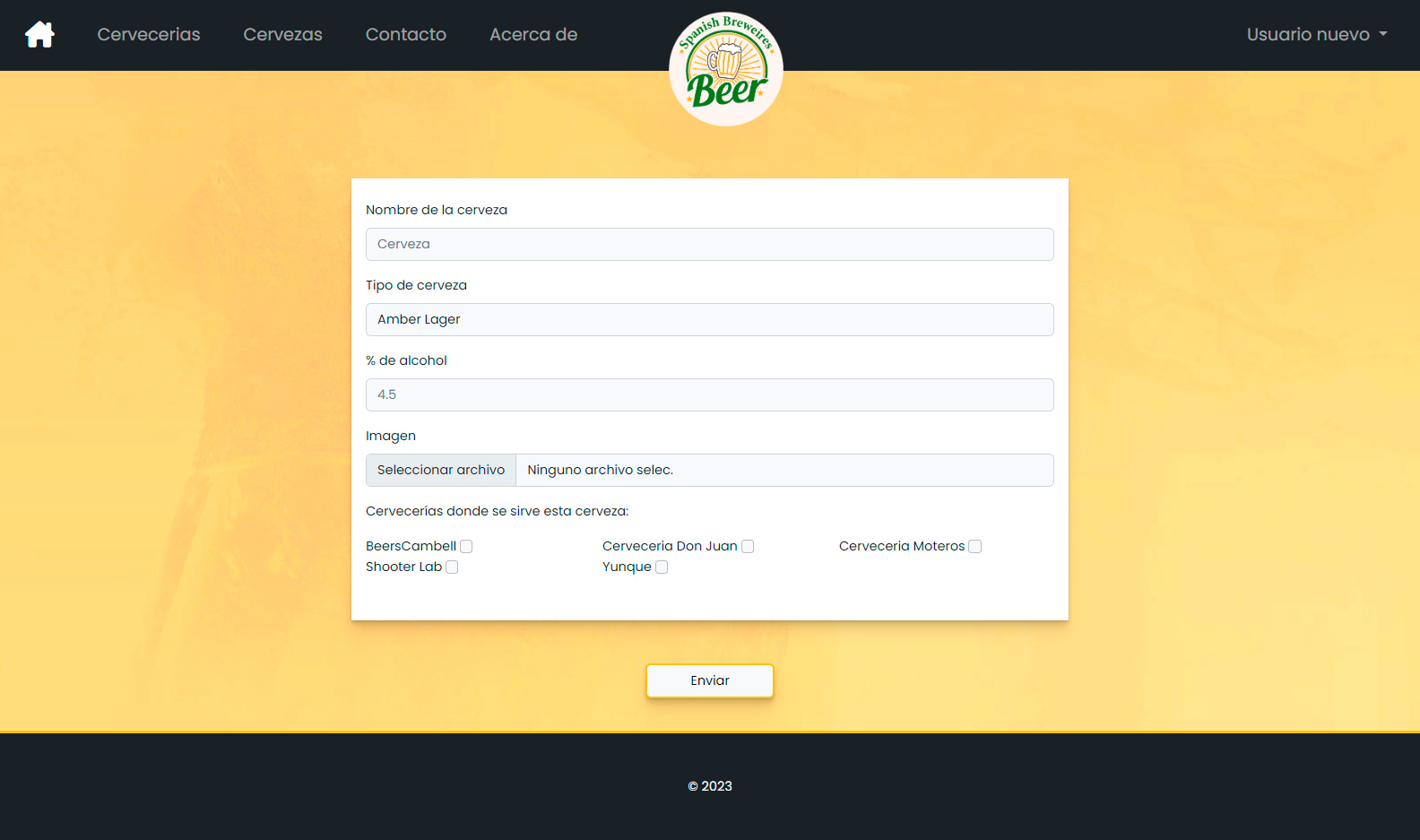 Registro de Cervecerías — captura 11